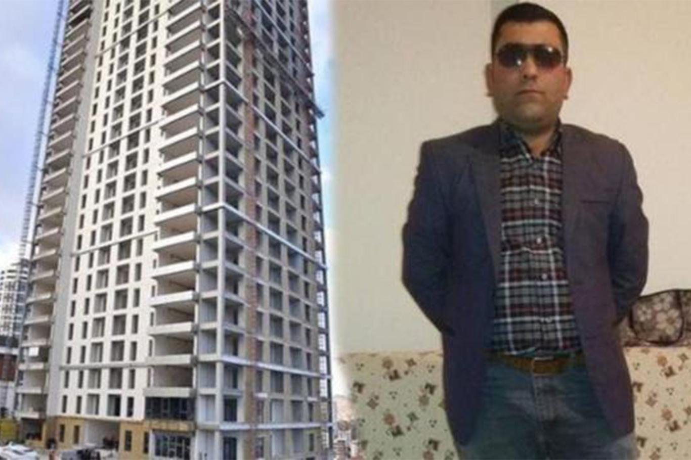17'nci kattan düşen inşaat işçisi hayatını kaybetti